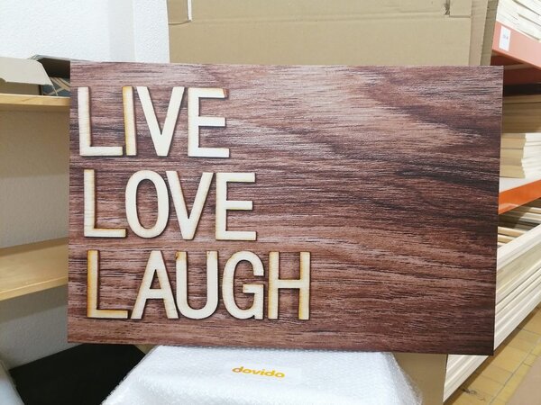 Slika LIVE, LOVE, LAUGH