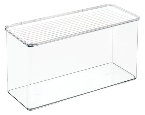 Prozirna kutija za pohranu s poklopcem IDSIGN, 14,5 x 34 cm