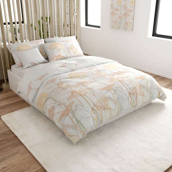 Krep posteljina od Renforcé pamuka CARAWAY krem. Dimenzije posteljine: 70 x 90 cm | 140 x 200 cm