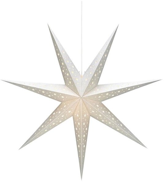 Svjetlosni ukras s božićnim motivom u srebrnoj boji ø 75 cm Solvalla – Markslöjd