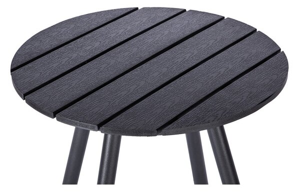 Sivi vrtni stol Debut Lounge, Ø 51 cm