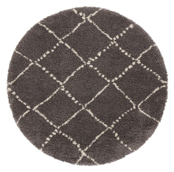 Sivi tepih metvice rugs hash, ⌀ 160 cm