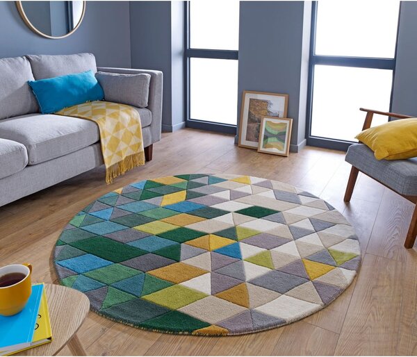Vuneni tepih Flair Rugs Prism, ⌀ 160 cm