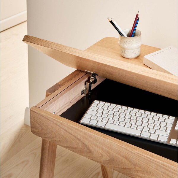 Radni stol s hrastovom pločom 110x55,5 cm Home - Hammel Furniture