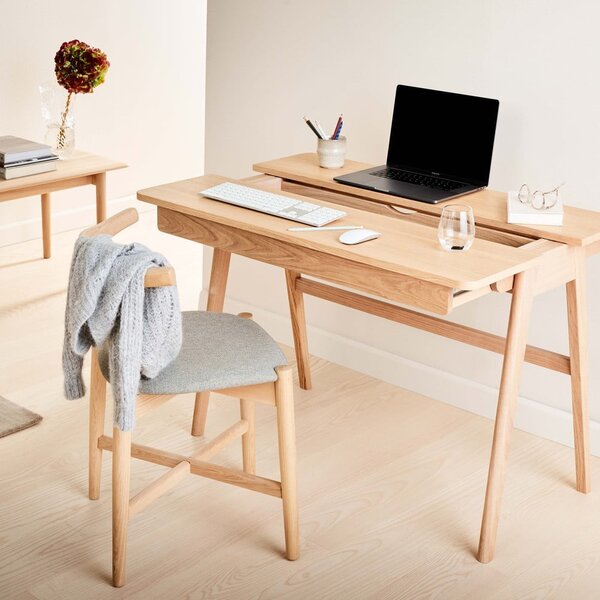 Radni stol s hrastovom pločom 110x55,5 cm Home - Hammel Furniture