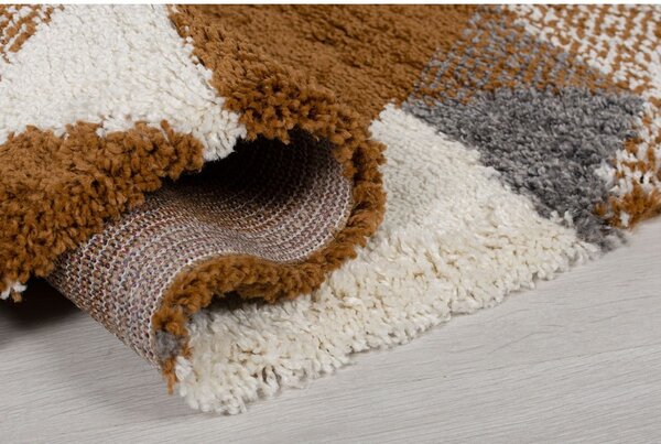 Narančasto-sivi tepih Flair Rugs Nuru, 80 x 150 cm