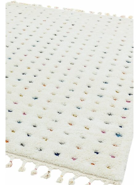 Bež tepih Asiatic Carpets Dotty Multi, 80 x 150 cm
