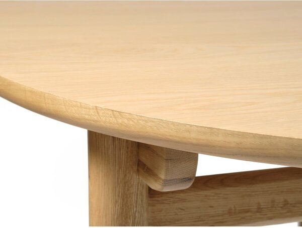 Blagovaonski stol na razvlačenje u dekoru hrasta 100x190 cm Carno - Unique Furniture