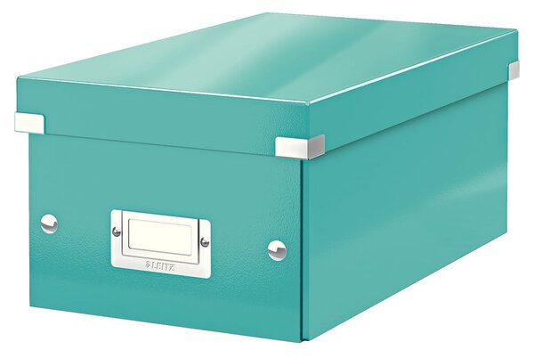 Tirkizna kutija za pohranu s poklopcem Leitz Click&Store, duljina 35 cm