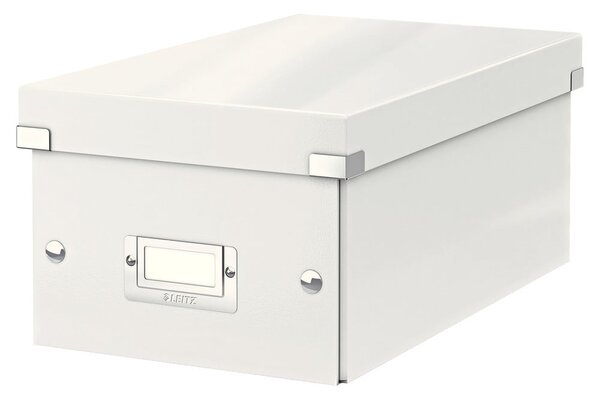 Bijela kartonska kutija za pohranu s poklopcem 21x35x15 cm Click&Store – Leitz