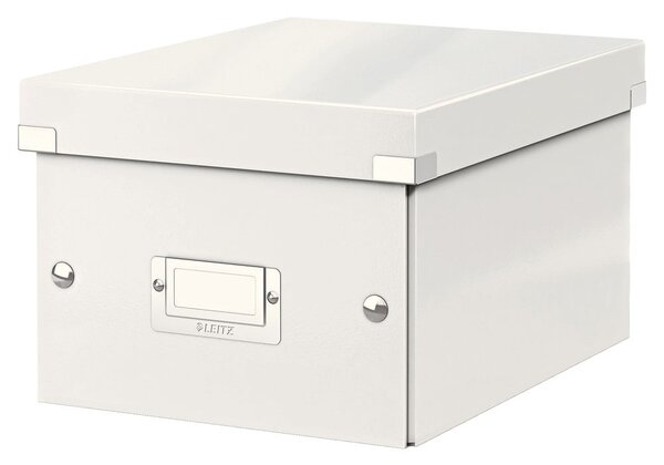 Bijela kartonska kutija za pohranu s poklopcem 22x28x16 cm Click&Store – Leitz