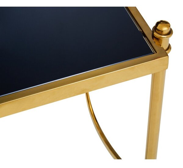 Pomoćni stol sa staklenom pločom stola 50x56 cm Ackley – Premier Housewares