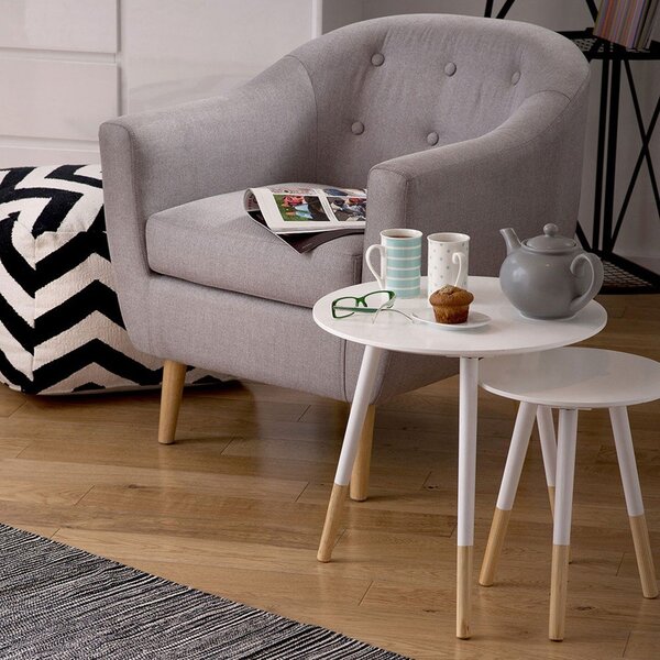 Okrugli pomoćni stolići u setu 2 kom ø 48 cm Viborg – Premier Housewares