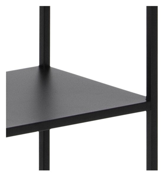 Crna metalna biblioteka 70x185 cm Newcastle – Actona