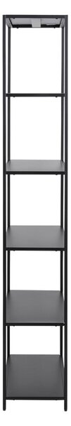 Crna metalna biblioteka 70x185 cm Newcastle – Actona