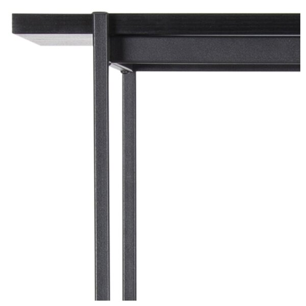 Crni regal u dekoru jasena 94x172 cm Angus – Actona