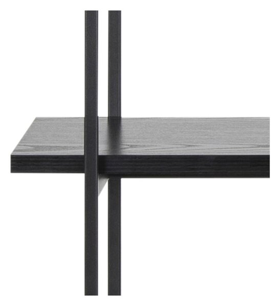 Crni regal u dekoru jasena 94x172 cm Angus – Actona