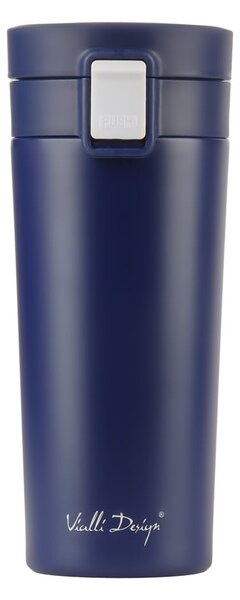 Dark Blue Travel Termohrle Vialli dizajn fuori, 400 ml