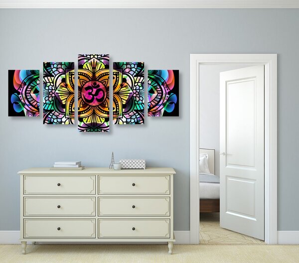 5-dijelna slika Mandala zdravlja