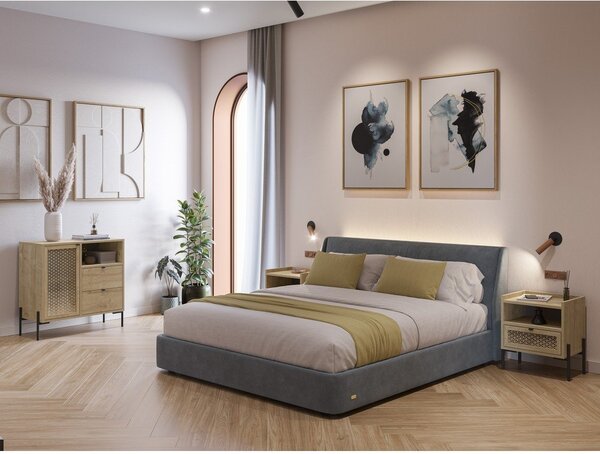 Ormarić u dekoru hrasta u prirodnoj boji 80x80 cm Inca – Marckeric
