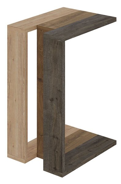 Pomoćni stol u dekoru hrasta 40x30 cm Macha – Marckeric