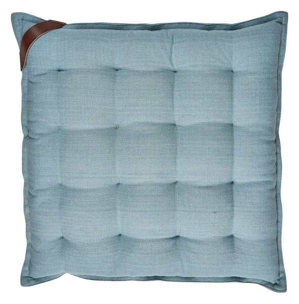 Plavi pamučni jastuk za sjedenje Södahl, 40 x 40 cm