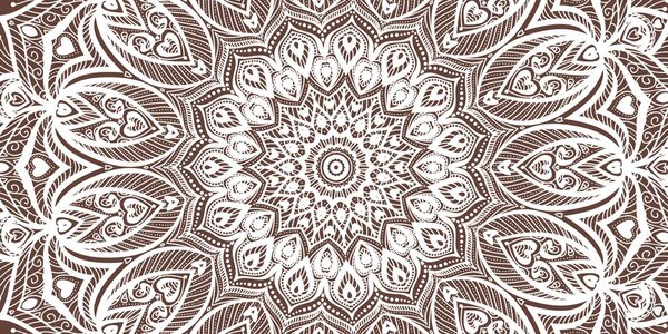Slika Mandala harmonije na smeđoj pozadini
