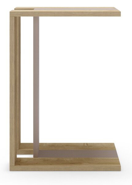 Pomoćni stol u dekoru hrasta 40x30 cm Macha – Marckeric