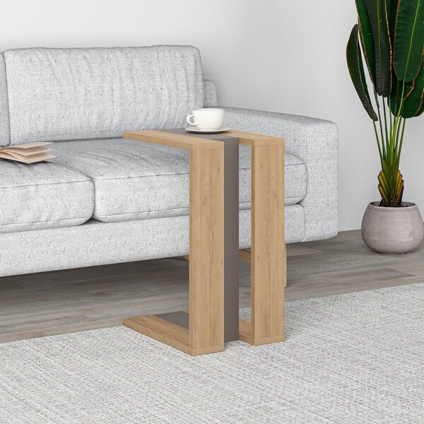 Pomoćni stol u dekoru hrasta 40x30 cm Macha – Marckeric