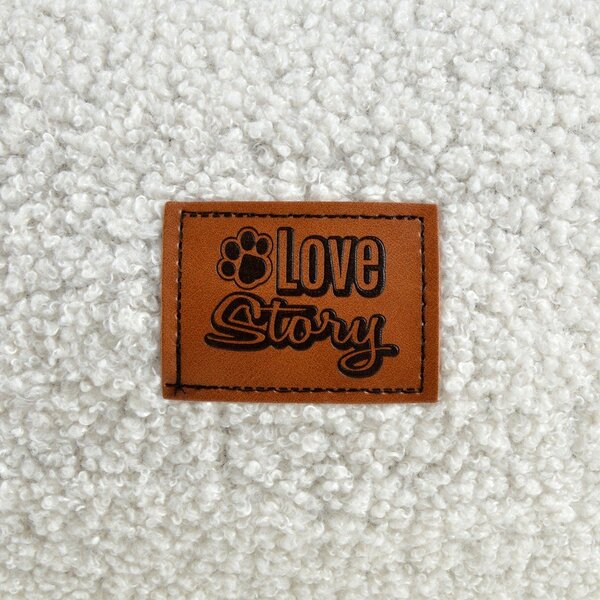 Krem deka za pse 50x70 cm – Love Story