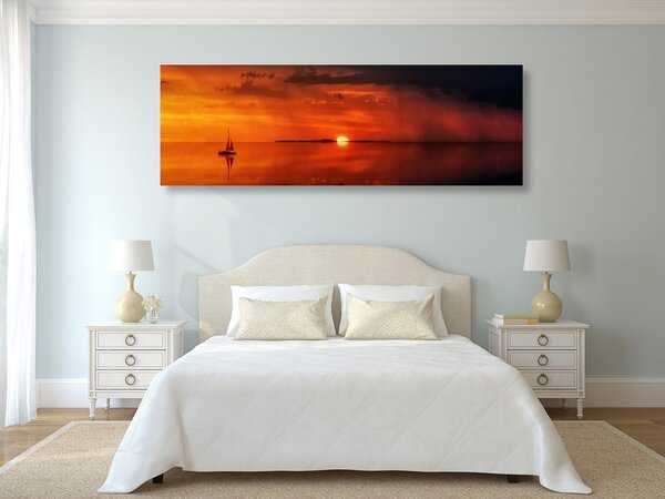 Slika usamljena brodica
