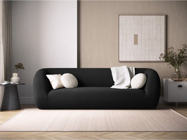 Tamno siva sofa od bouclé tkanine 230 cm Essen – Cosmopolitan Design