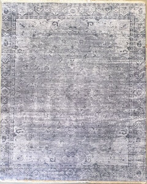 ShopJK RAVNO TKANI TEPIH BANCO 75X150 SIVI P1003