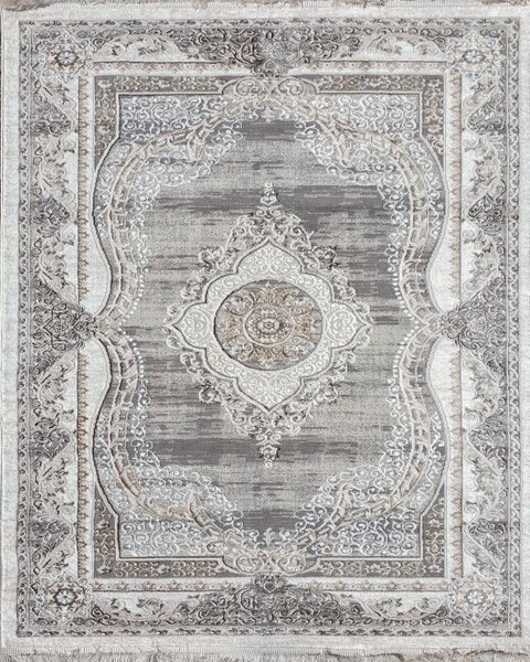 ShopJK TEPIH LUXESS S KRATKIM VLAKNIMA SIVI 10137A Mjere: 120 x170