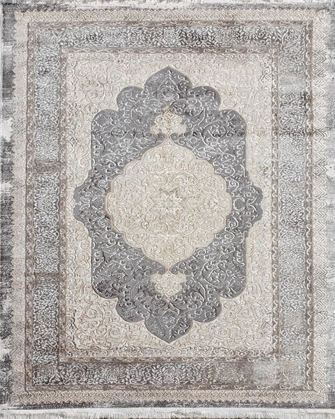 ShopJK TEPIH S KRATKIM VLAKNIMA LUXESS SIVI 27020A Mjere: 140 x 190