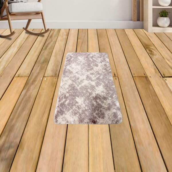 ShopJK PLIŠANI TEPIH VITRIN 60X100 SMEĐE-BEŽ HB012