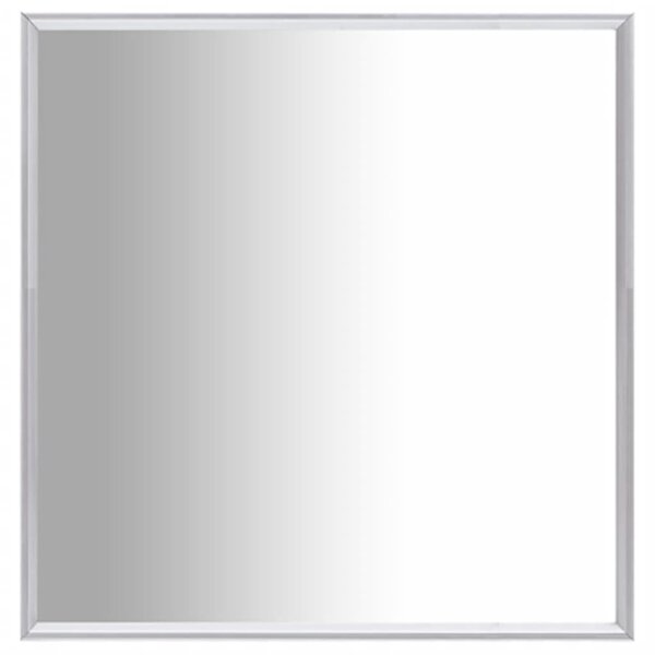 VidaXL Ogledalo srebrno 60 x 60 cm