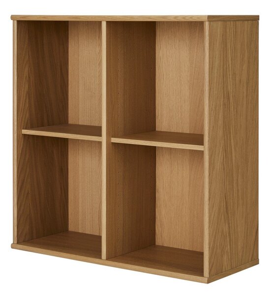 Viseća biblioteka u dekoru hrasta u prirodnoj boji 70x70 cm Mistral – Hammel Furniture