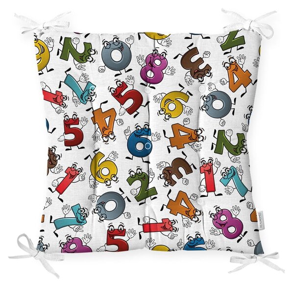Jastuk za stolicu s udjelom pamuka Minimalist Cushion Covers Crazy Numbers, 40 x 40 cm