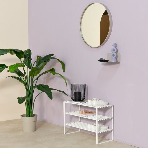 Bijeli metalni ormarić za cipele 70x49x29 cm Rex – Spinder Design