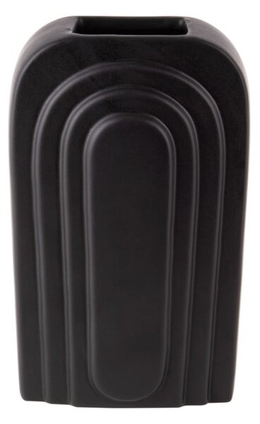 Crna keramička vaza pt živi luk, visina 27 cm