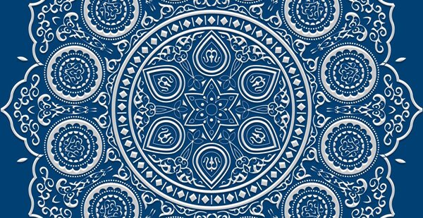 Slika nježna etnička Mandala