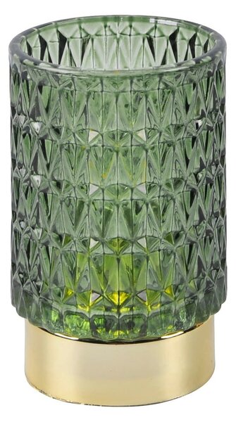 Zelena LED stakla stolna svjetiljka pt dnevni dijamant