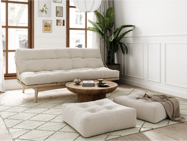 Promjenjiva baršunasta sofa Karup Design Folk Raw/Natural