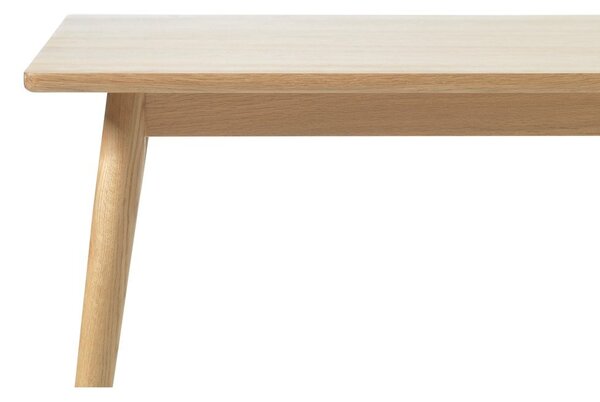 Proširiv blagovaonski stol s pločom stola u dekoru hrasta u prirodnoj boji 190x90 cm Barrali – Unique Furniture