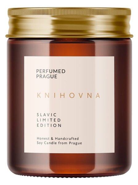 Mirisna svijeća od sojinog voska vrijeme gorenja 40 h Slavic Edition: #09 Library – Perfumed Prague