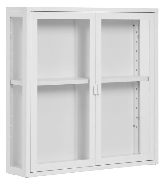 Bijela metalna viseća vitrina 80x80 cm Brisbane – House Nordic