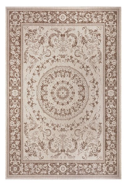 Brown-beige vanjski tepih Ragami Prag, 80 x 150 cm