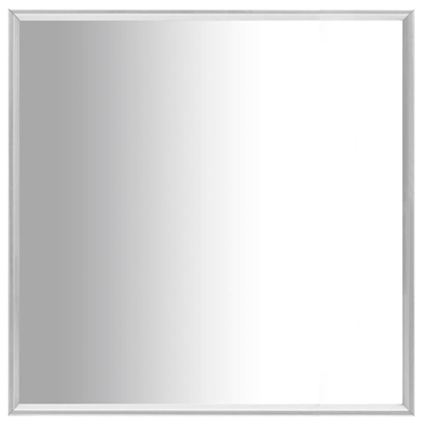 VidaXL Ogledalo srebrno 50 x 50 cm