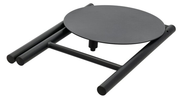 Crni metalni stolac Disc – Zone